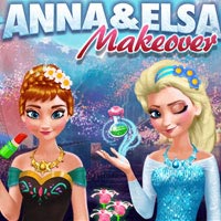 Anna and Elsa Makeover