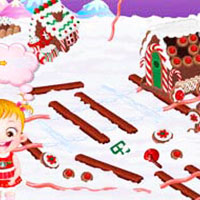 Baby Hazel Gingerbread House