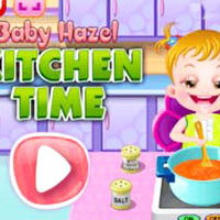 Baby Hazel Kitchen Time