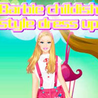 Barbie Childish Style Dress Up