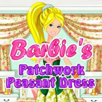 Barbie's Patchwork Peasant Dress