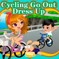Cycling go out dress up