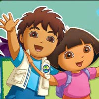 Dora and Diego beach treasure