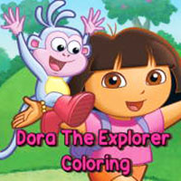 Dora The Explorer Coloring - Play Online for Free on GekoGames