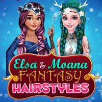 Elsa And Moana Fantasy Hairstyles