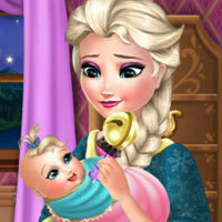 Elsa Frozen Baby Feeding - Play Online for Free on GekoGames