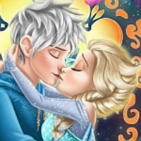 Elsa Kissing Jack Frost