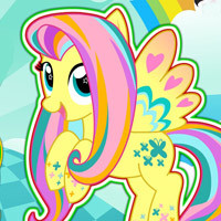 Fluttershy My Little Pony Rainbow Power Style