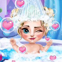Ice Queen Elsa Baby Bath