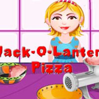 Jack-O-Lantern Pizza