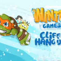 Nickelodeon Winter Games Cliff Hang Up