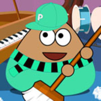 Pou Clean Pou Classroom Clean - Play Online for Free on GekoGames