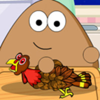 Pou Thanksgiving Day Slacking