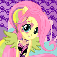 Rainbow Rocks Fluttershy Dress Up