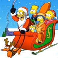 Simpsons Christmas Jigsaw Puzzle