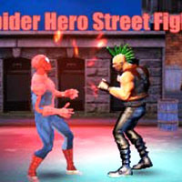 Spider Hero Street Fight