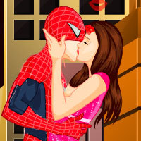 Spiderman Kissing