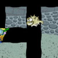 SpongeBob Sea monster