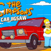 The Simpsons Car Jigsaw