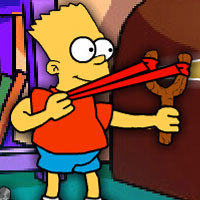 The Simpsons Slingshot Game